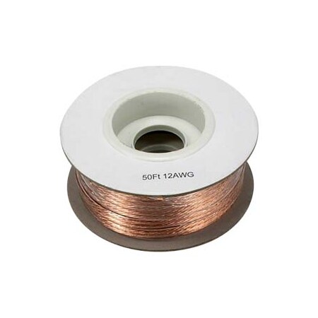 Bestlink Netware Polarized Speaker Wire Spool 12AWG/2 CCA- 50Ft- Clear Jacket 203602